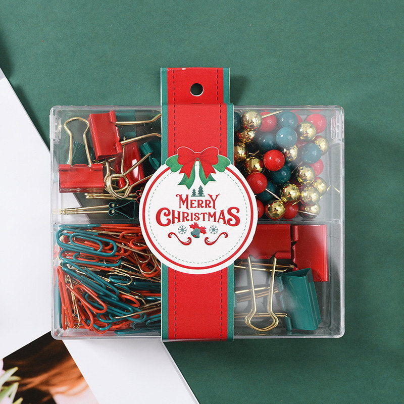 Wholesale Christmas Transparent Cultural Thumbtack Ticket Clip
